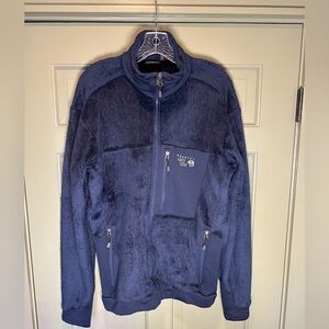 Mountain Hardwear Monkey Man Fleece Mens L Navy